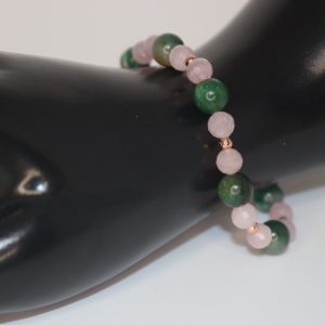 Heart's Harmony Rose Gold & Mica Bracelet